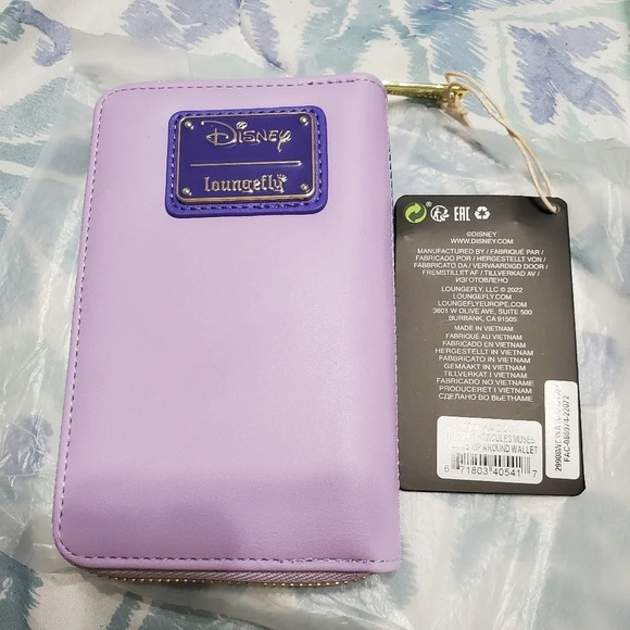 NWT Loungefly Disney Hercules Muses Clouds Zip Around Wallet - Picture 4 of 9